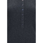 Lisa Yang Gray Cotton Sweatshirt