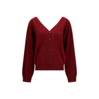 Lisa Yang Bordeaux Cashmere Cardigan