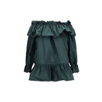 Saint Laurent Bicolor Polyamide Casual Dress