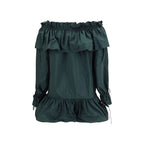 Saint Laurent Bicolor Polyamide Casual Dress
