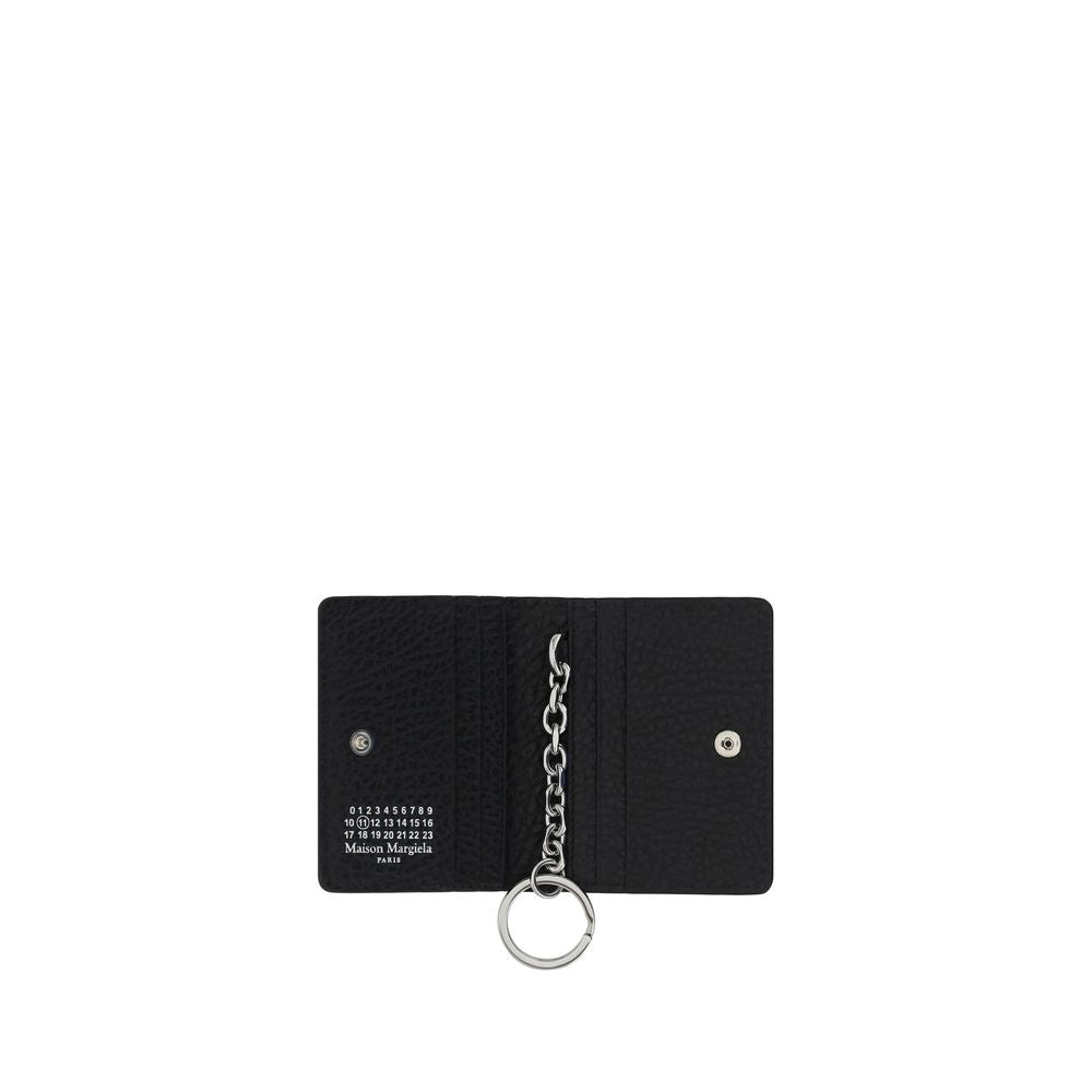 Maison Margiela Black Calf Leather Bos Taurus Keychain Maison Margiela
