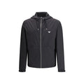 Prada Black Recycled Polyamide Shell Jacket - Eljoys Fashion 