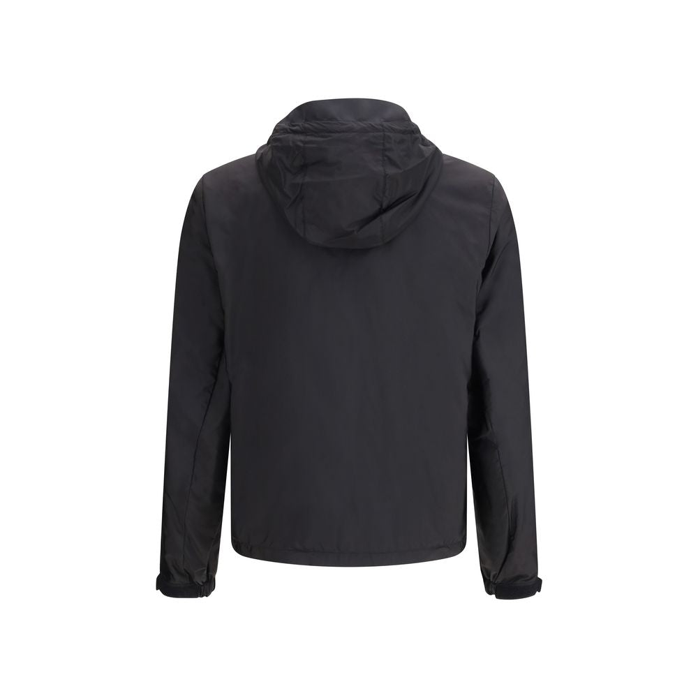 Prada Black Recycled Polyamide Shell Jacket - Eljoys Fashion 