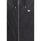 Prada Black Recycled Polyamide Shell Jacket - Eljoys Fashion 