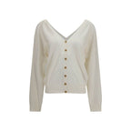Lisa Yang Beige Cashmere Cardigan Lisa Yang