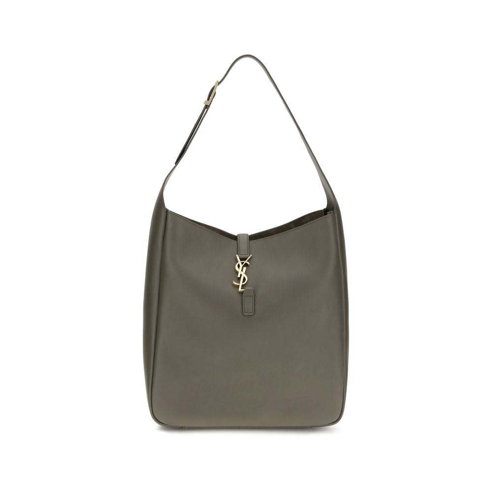 Saint Laurent Bicolor Calf Leather Bos Taurus Shoulder Bag Saint Laurent