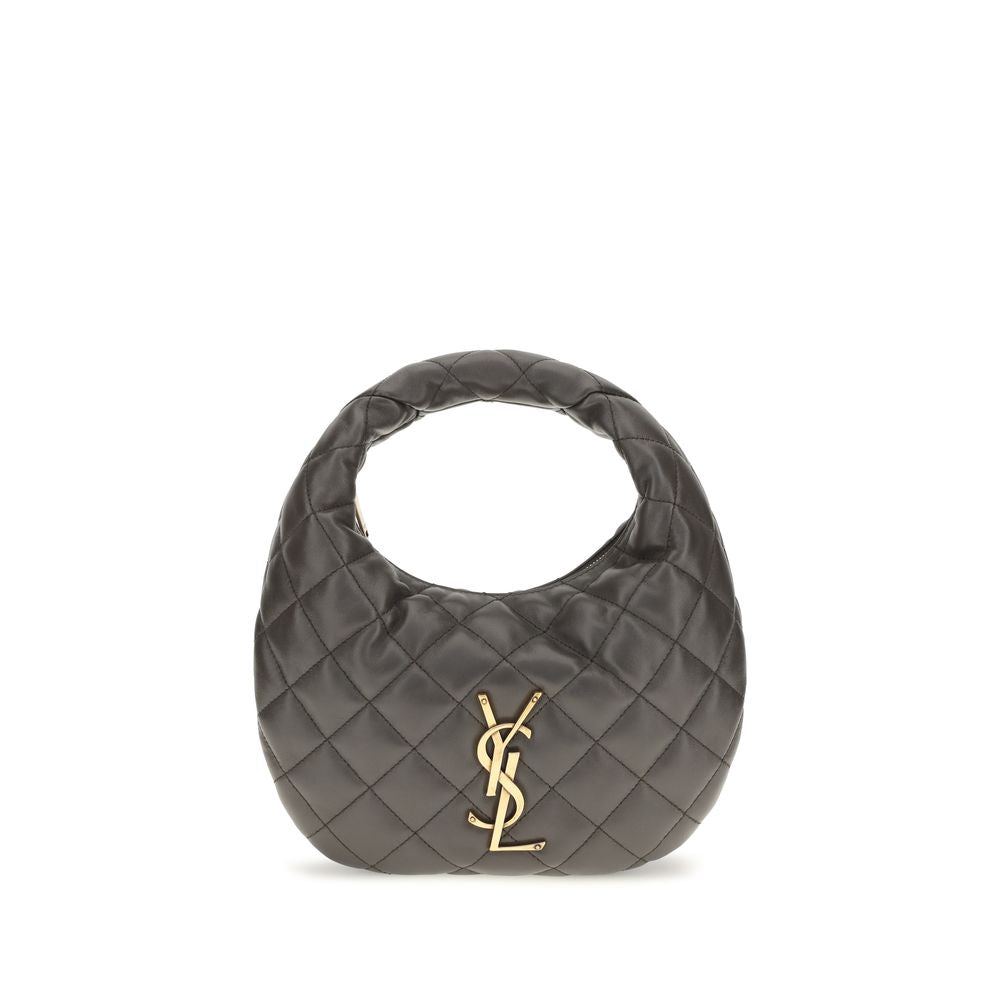 Saint Laurent Gray Lamb Ovis Aries Aries Shoulder Bag Saint Laurent