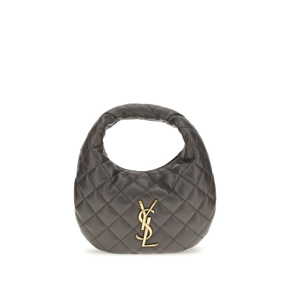 Saint Laurent Gray Lamb Ovis Aries Aries Shoulder Bag Saint Laurent