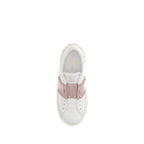 Valentino Garavani White Calf Leather Bos Taurus Low Top Sneakers Valentino Garavani