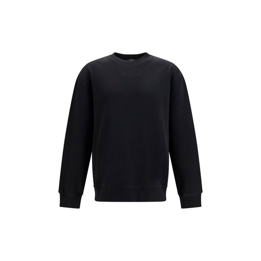 Balmain Black Cotton Sweatshirt Balmain