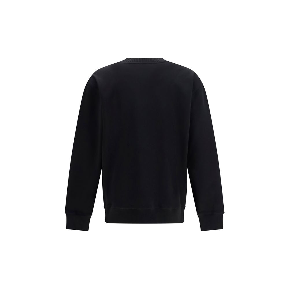 Balmain Black Cotton Sweatshirt Balmain
