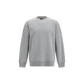 Balmain Gray Cotton Sweatshirt Balmain