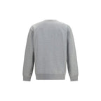 Balmain Gray Cotton Sweatshirt Balmain