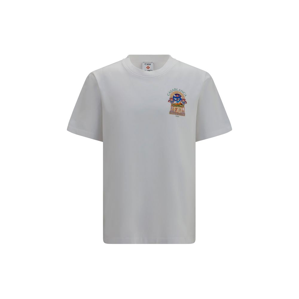 Casablanca White Cotton T-Shirt Casablanca