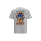 Casablanca White Cotton T-Shirt