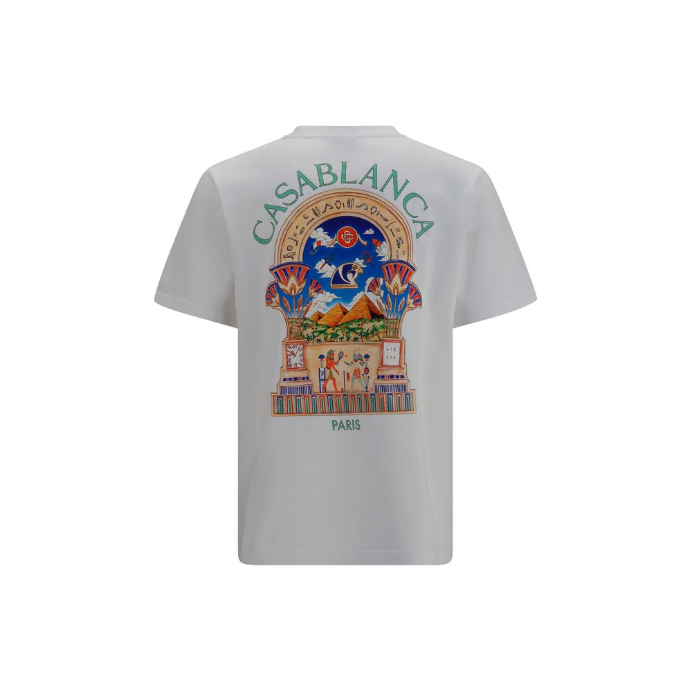 Casablanca White Cotton T-Shirt Casablanca