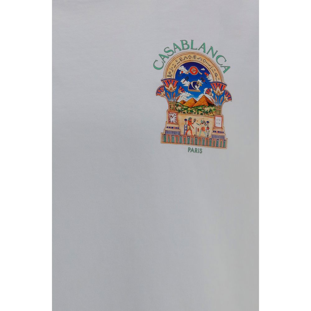 Casablanca White Cotton T-Shirt Casablanca