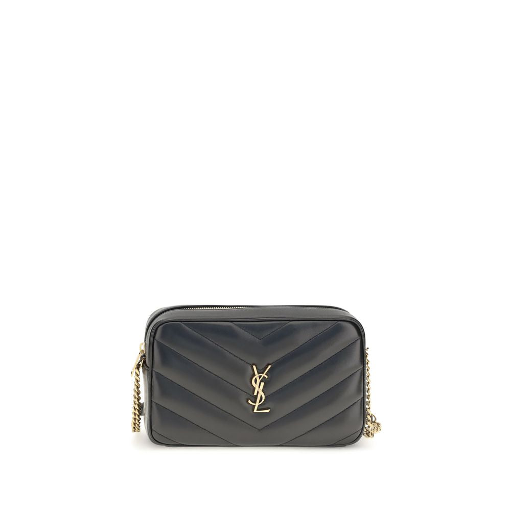 Saint Laurent Black Lamb Ovis Aries Aries Shoulder Bag Saint Laurent
