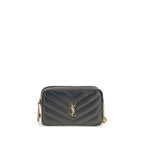 Saint Laurent Black Lamb Ovis Aries Aries Shoulder Bag Saint Laurent