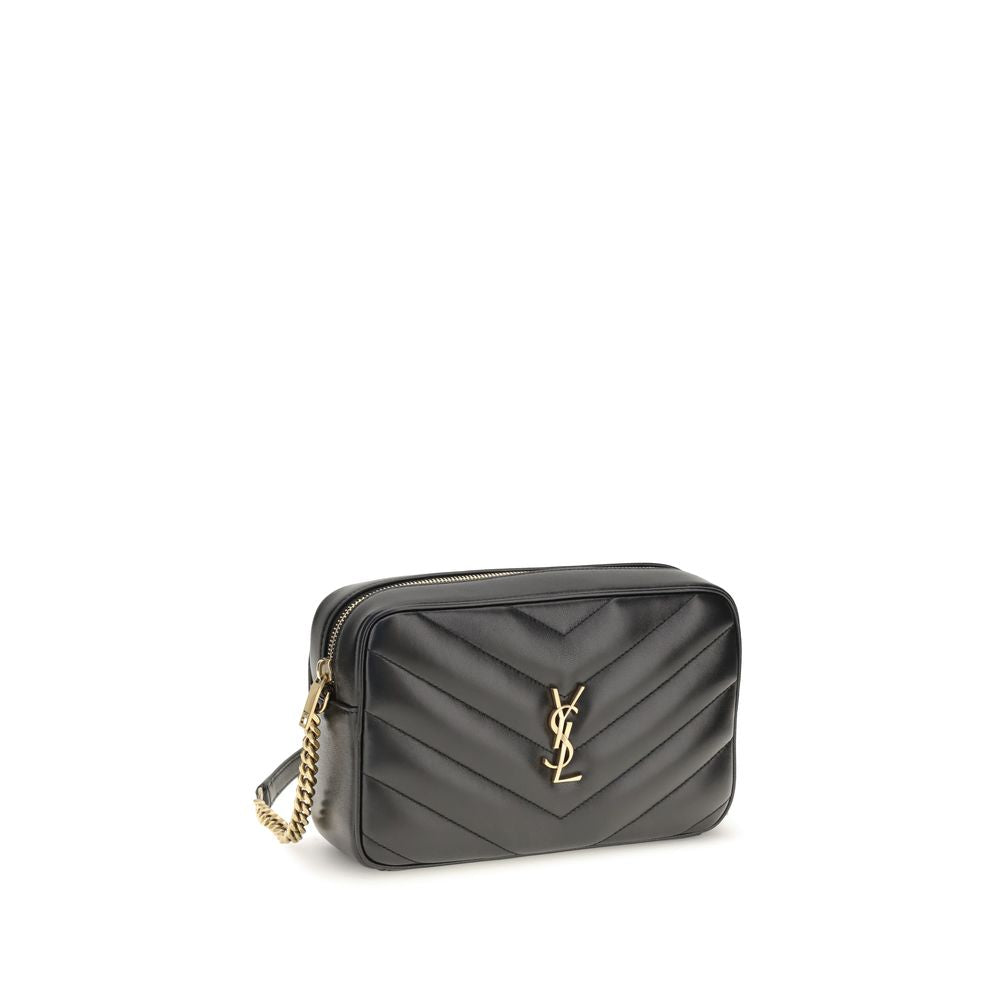 Saint Laurent Black Lamb Ovis Aries Aries Shoulder Bag Saint Laurent