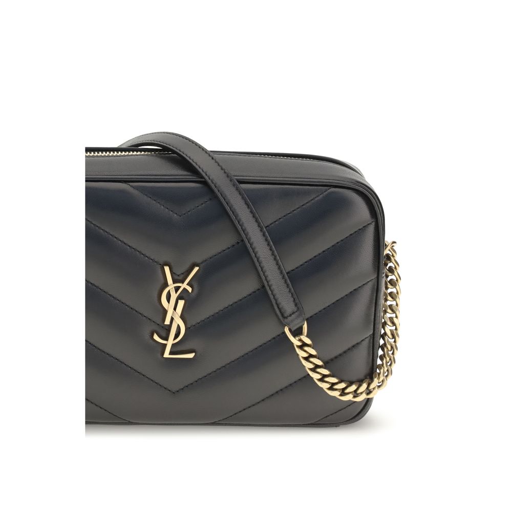 Saint Laurent Black Lamb Ovis Aries Aries Shoulder Bag Saint Laurent