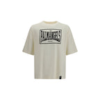 Palm Angels Beige Cotton T-Shirt Palm Angels