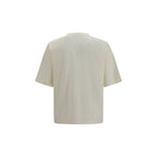 Palm Angels Beige Cotton T-Shirt Palm Angels
