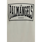 Palm Angels Beige Cotton T-Shirt Palm Angels