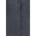 Burberry Gray Cashmere Cardigan