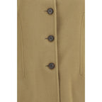 Rohe Beige Wool Oves Aries Full-Length Jacket