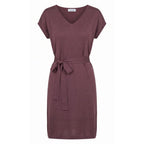 Malo Purple Silk Women Dress