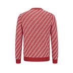 Malo Red Linen Men Cardigan