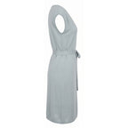 Malo Grey Silk Women Dress
