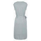 Malo Grey Silk Women Dress
