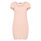 Malo Pink Cotton Women Dress