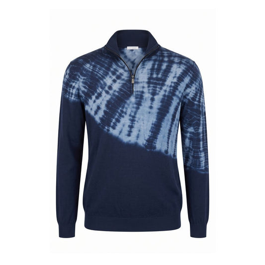 Malo Blue Cotton Men's Sweater