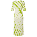 Malo Green Cotton Women Dress