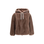 Herno Brown Polyester Full-Length Jacket
