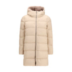 Herno Beige Polyester Full-Length Jacket
