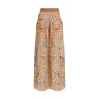 Zimmermann Multicolor Silk Casual Pants
