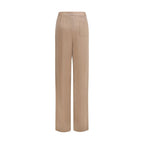 Tom Ford Beige Silk Casual Pants Tom Ford