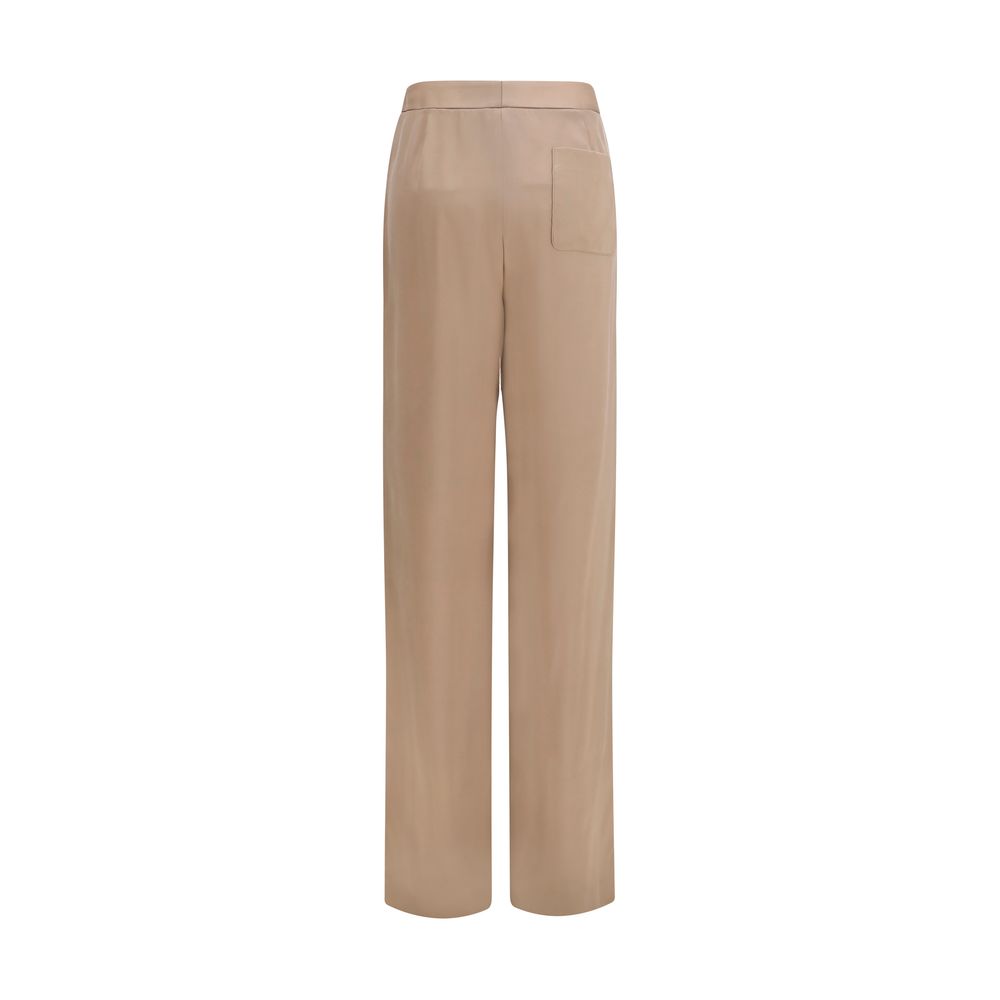 Tom Ford Beige Silk Casual Pants Tom Ford