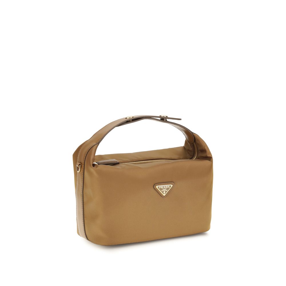 Prada Beige Recycled Polyamide Handbag Prada