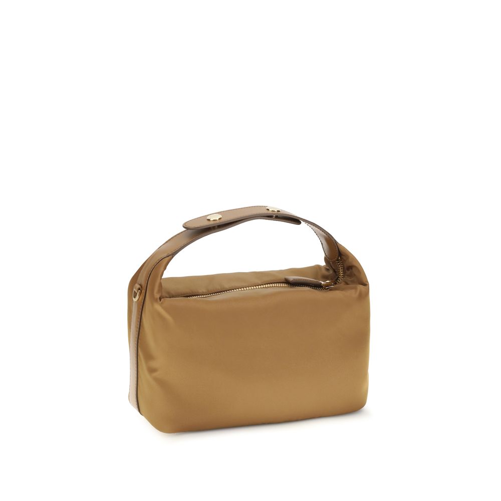 Prada Beige Recycled Polyamide Handbag Prada