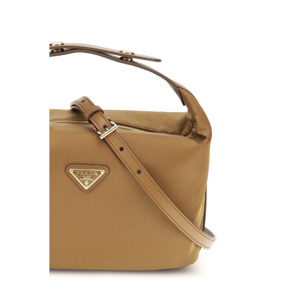 Prada Beige Recycled Polyamide Handbag Prada