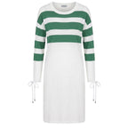 Malo White Cotton Women's Dress