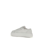 Miu Miu White Polyamide Platform Sneakers