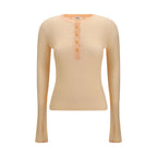 Chloé Orange Wool Oves Aries Sweatshirt Chloé