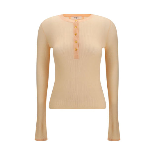 Chloé Orange Wool Oves Aries Sweatshirt Chloé