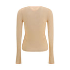 Chloé Orange Wool Oves Aries Sweatshirt Chloé